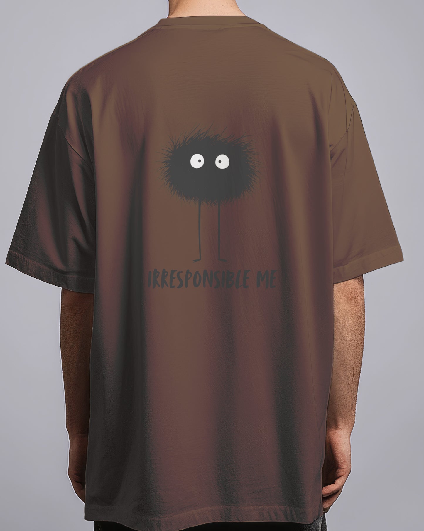 Graphic Drop Shoulder Tee - Irresponsible Me