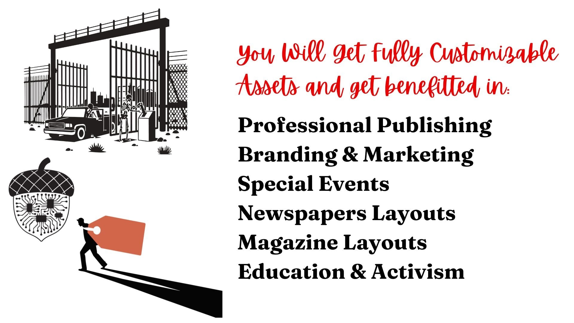 Mega Premium Newspaper Editorial Layouts & Illustration Bundle
