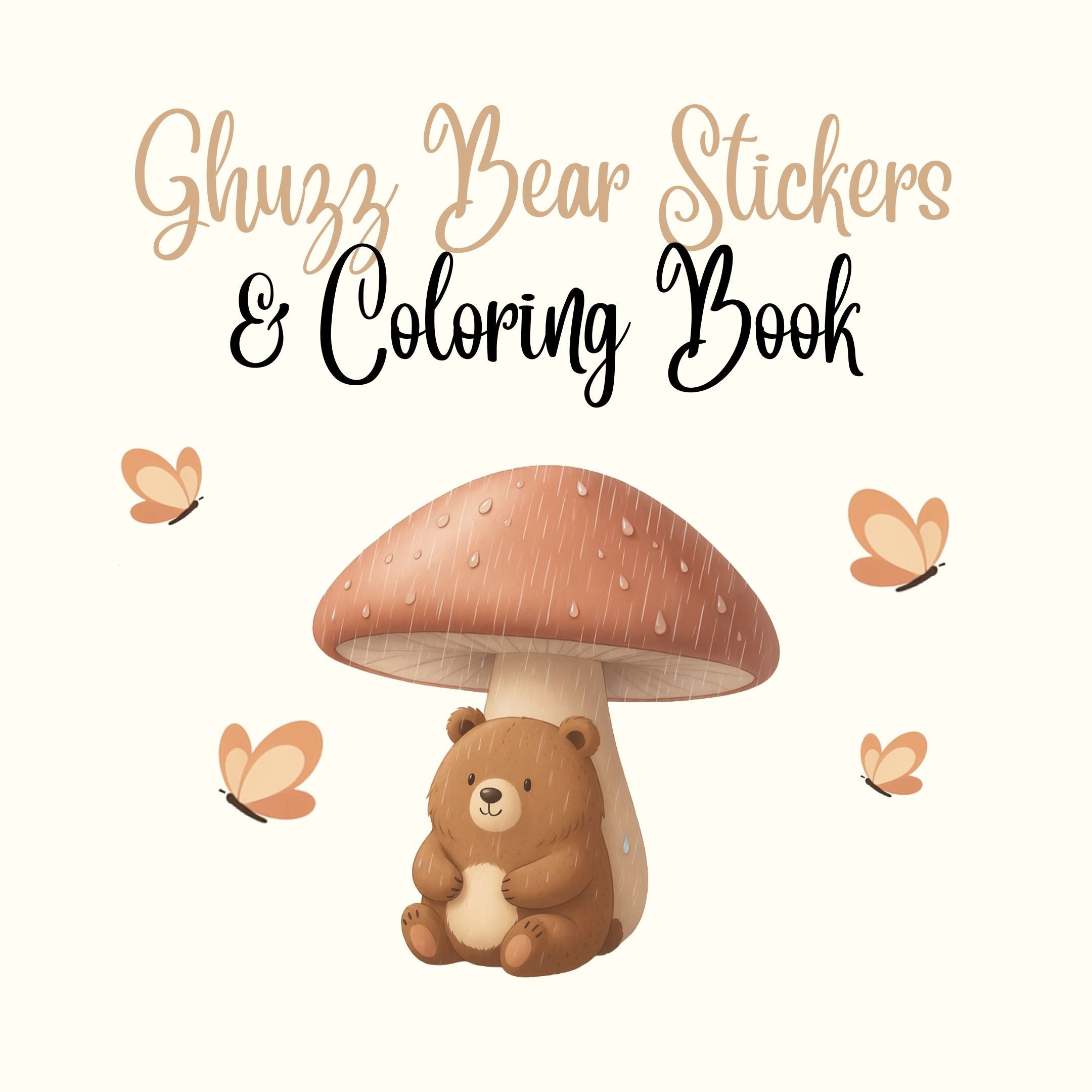 Ghuzz Bear Coloring Book