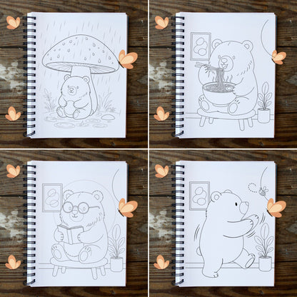Ghuzz Bear Coloring Book