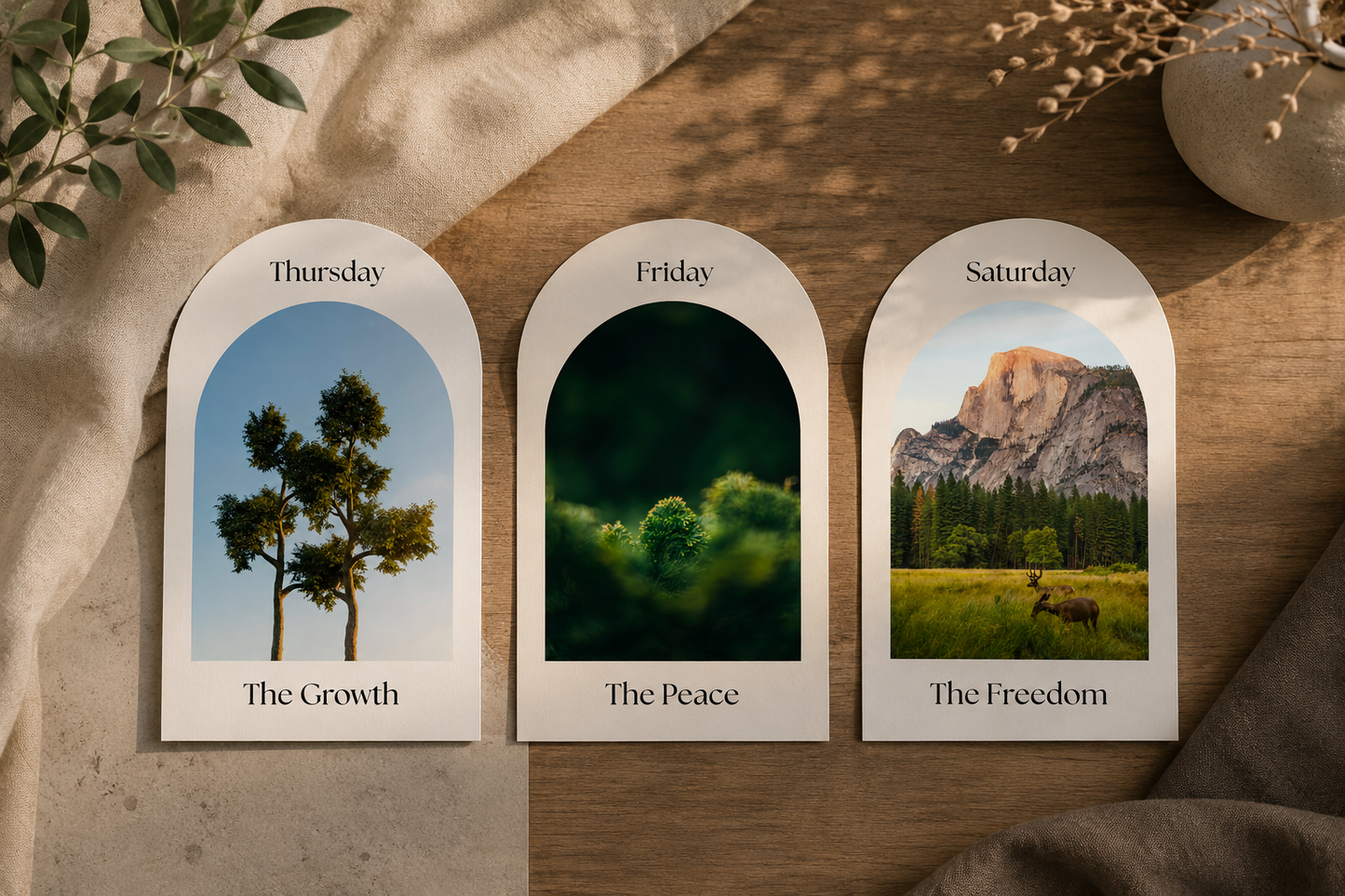 7 Days of Meaning – Printable Weekday Gift Cards