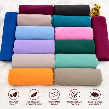 Women's Colorful Chiffon Staller