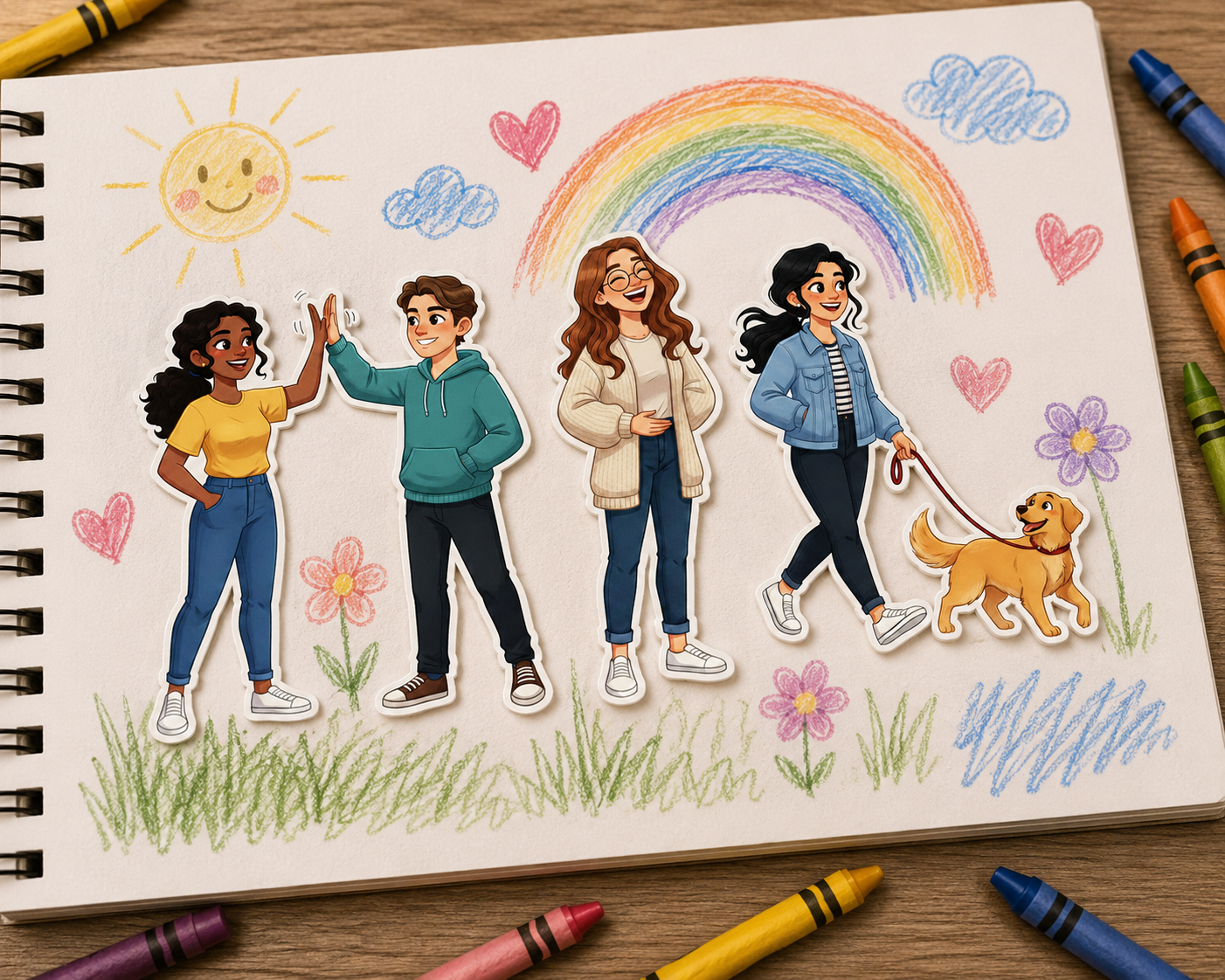 People Stickers – Printable Any Size