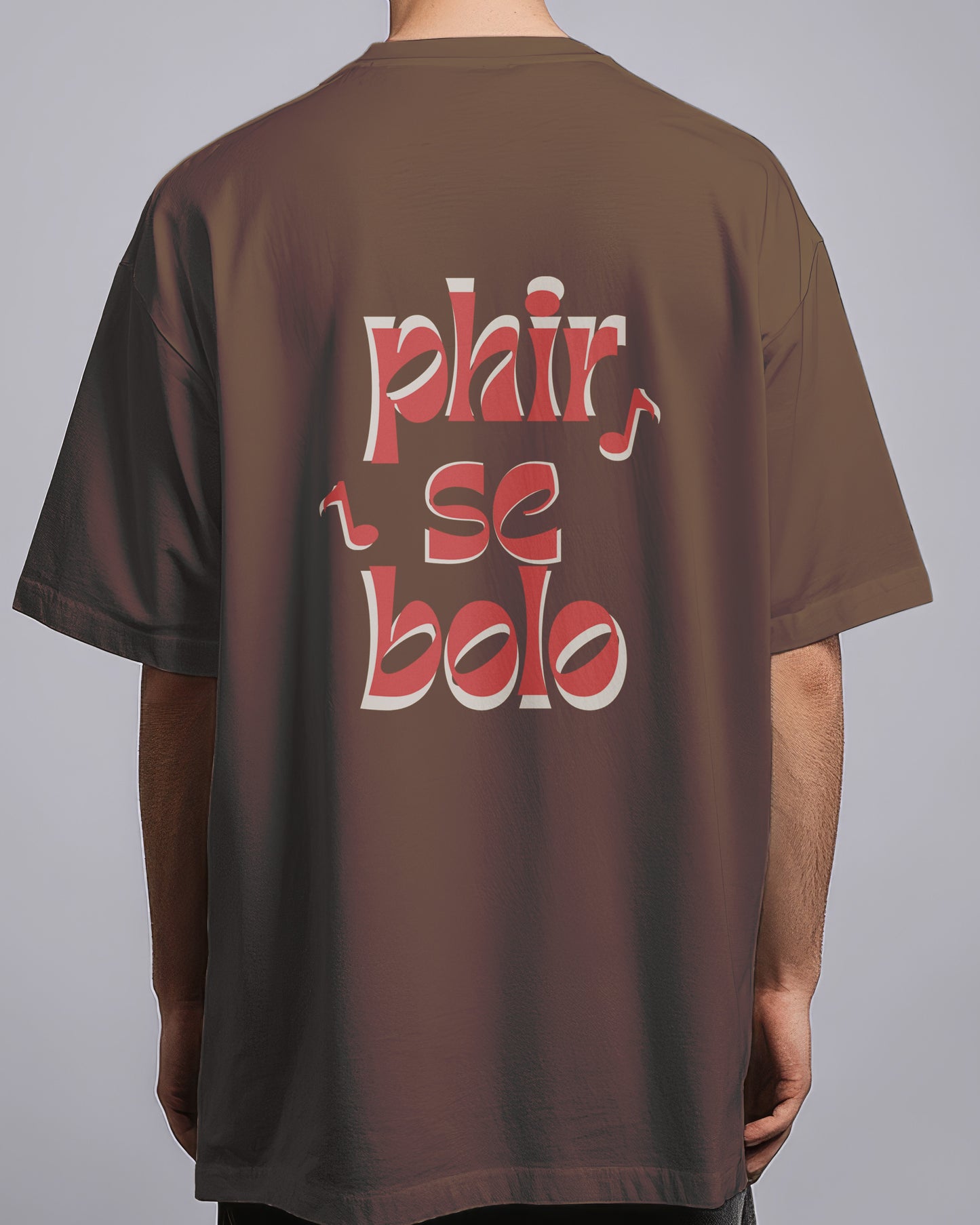 Graphic Drop Shoulder Tee - Phir Se Bolo