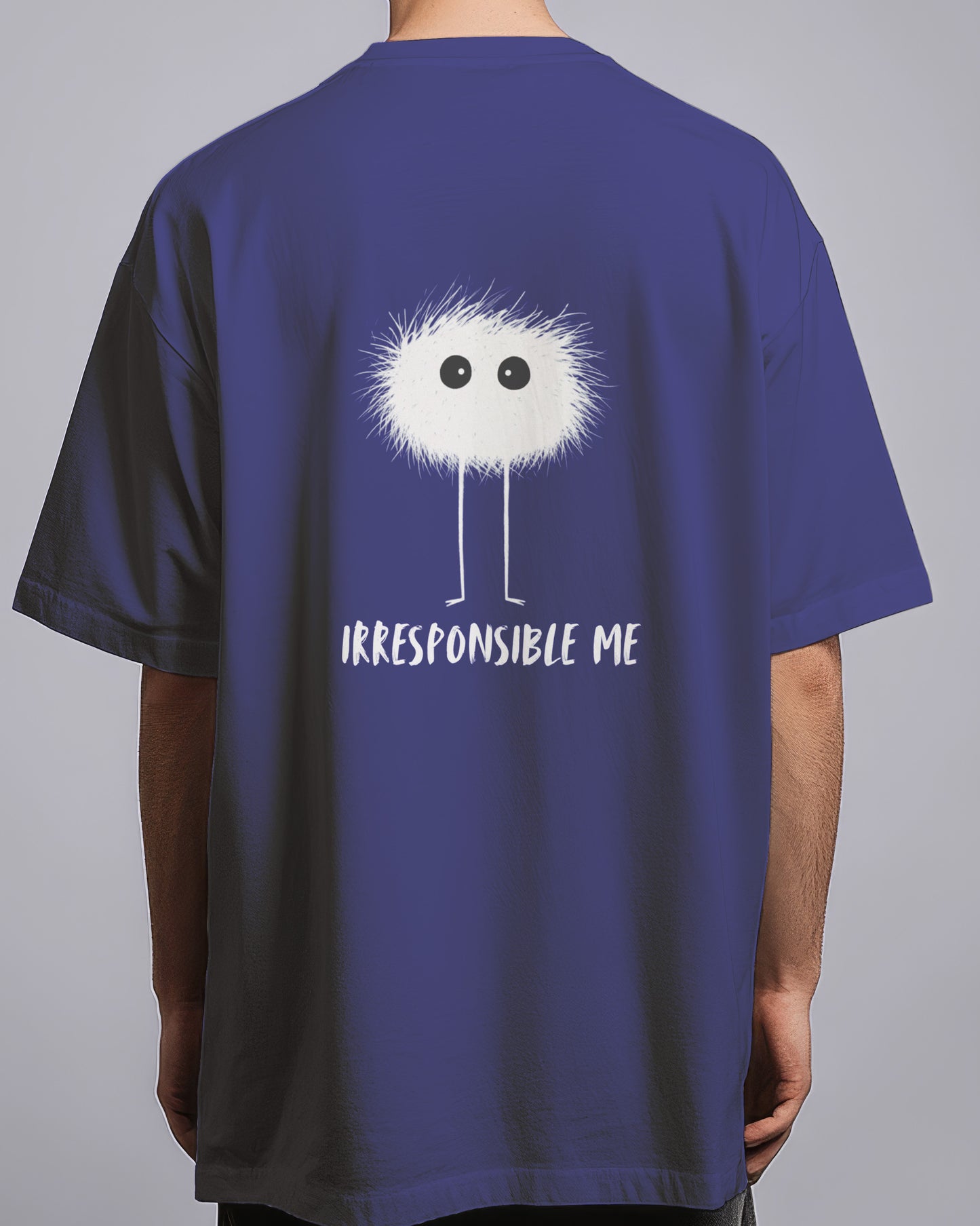 Graphic Drop Shoulder Tee - Irresponsible Me