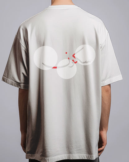 Graphic Drop Shoulder Tee - Sukoon
