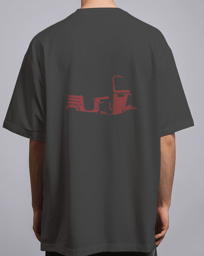 Graphic Drop Shoulder Tee - Rickshaw