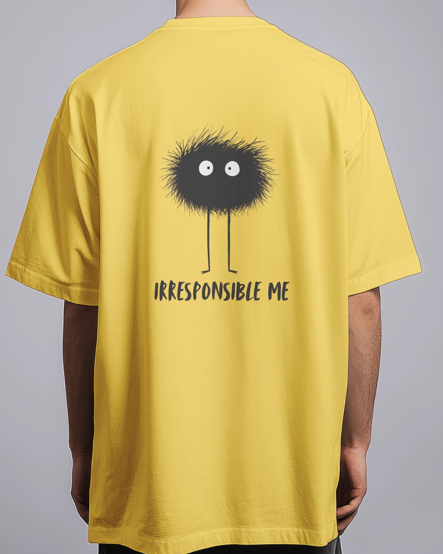 Graphic Drop Shoulder Tee - Irresponsible Me