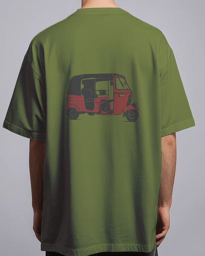 Graphic Drop Shoulder Tee - Rickshaw