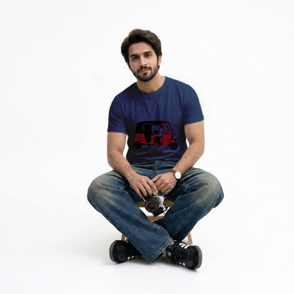 Rickshaw Graphic T-Shirt Pure Cotton