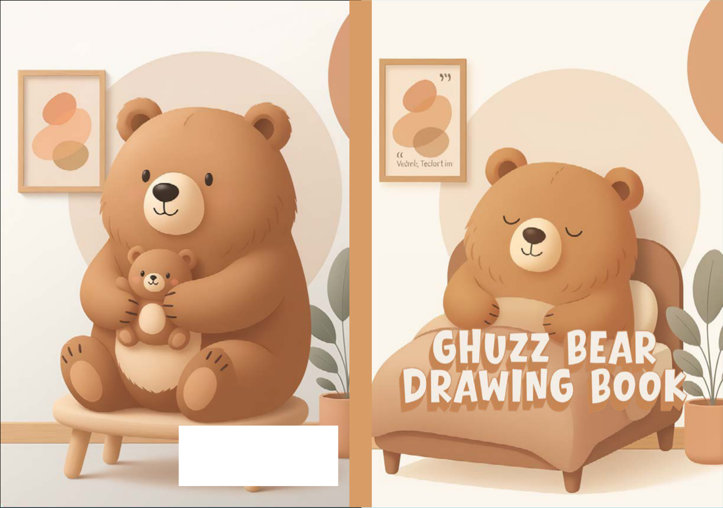 Ghuzz Bear Coloring Book | Flanae