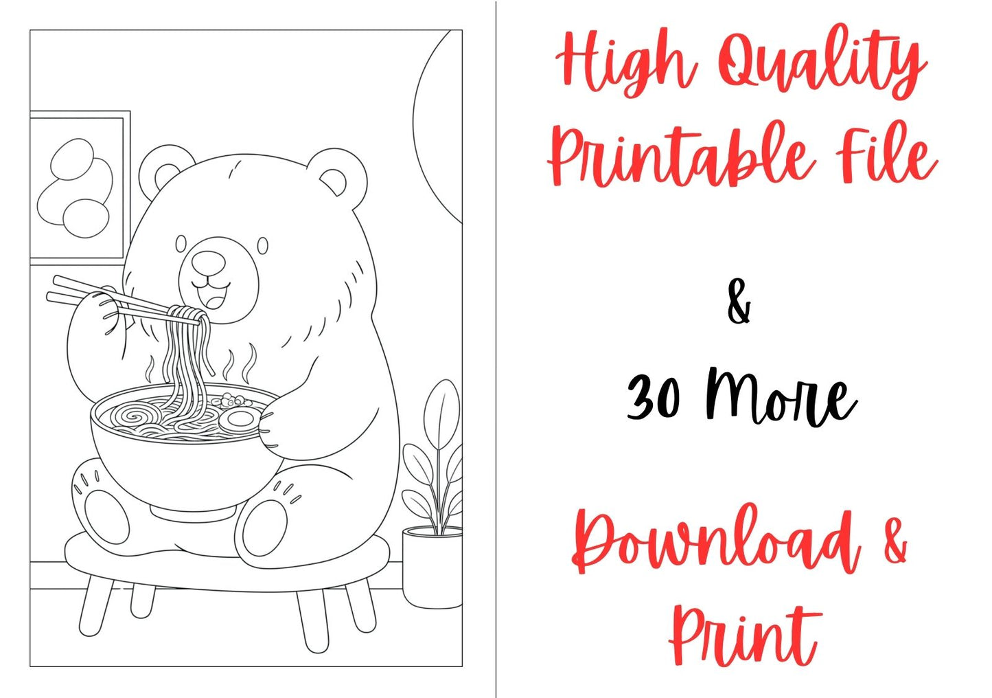 Ghuzz Bear Coloring Book | Flanae