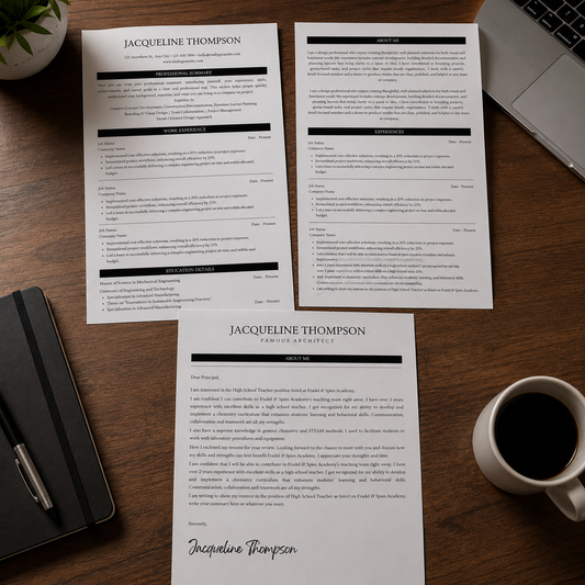 Professional Resume Template Bundle | Fully Editable